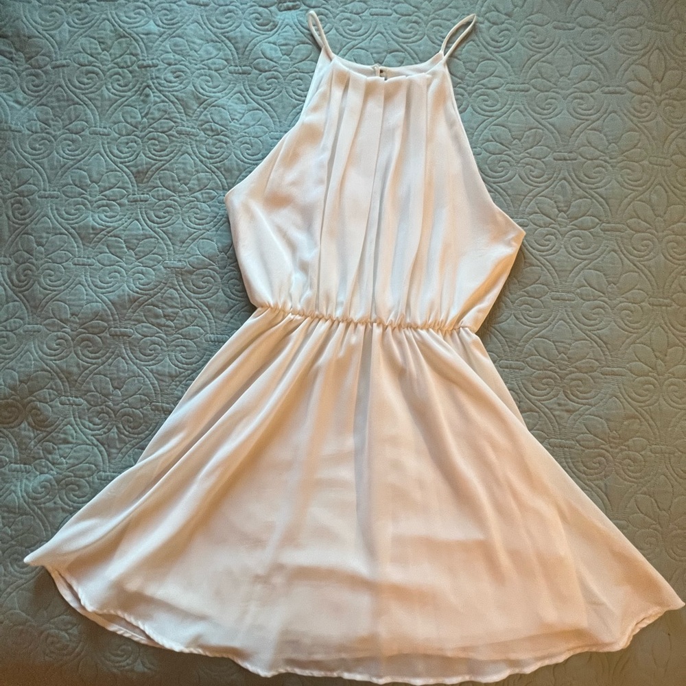 White Flowy Dress